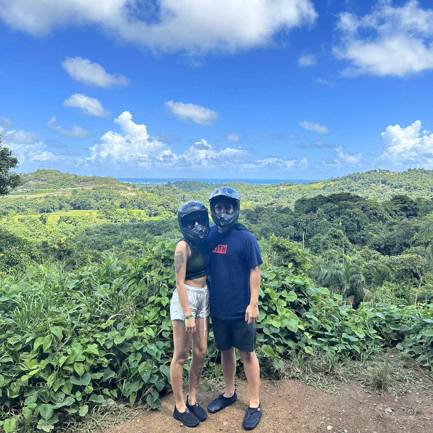 Explored Puerto Rico with close friends and got to experience their culture.