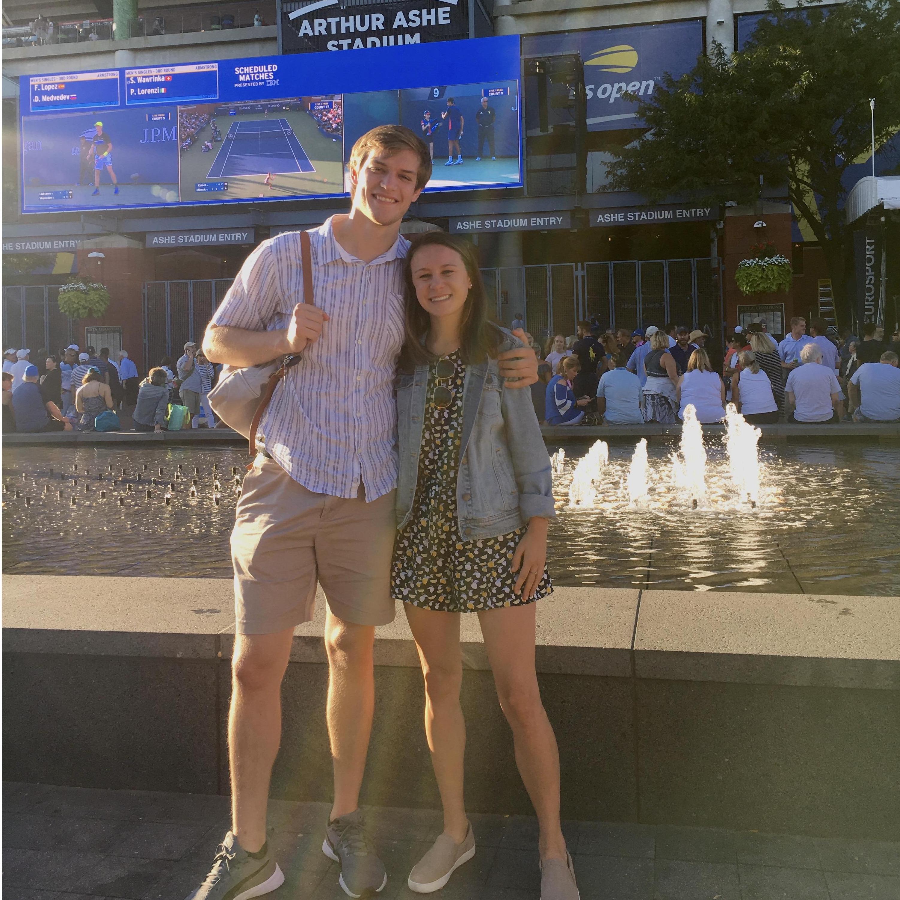 8.29.2019
Watching tennis at the U.S. Open!