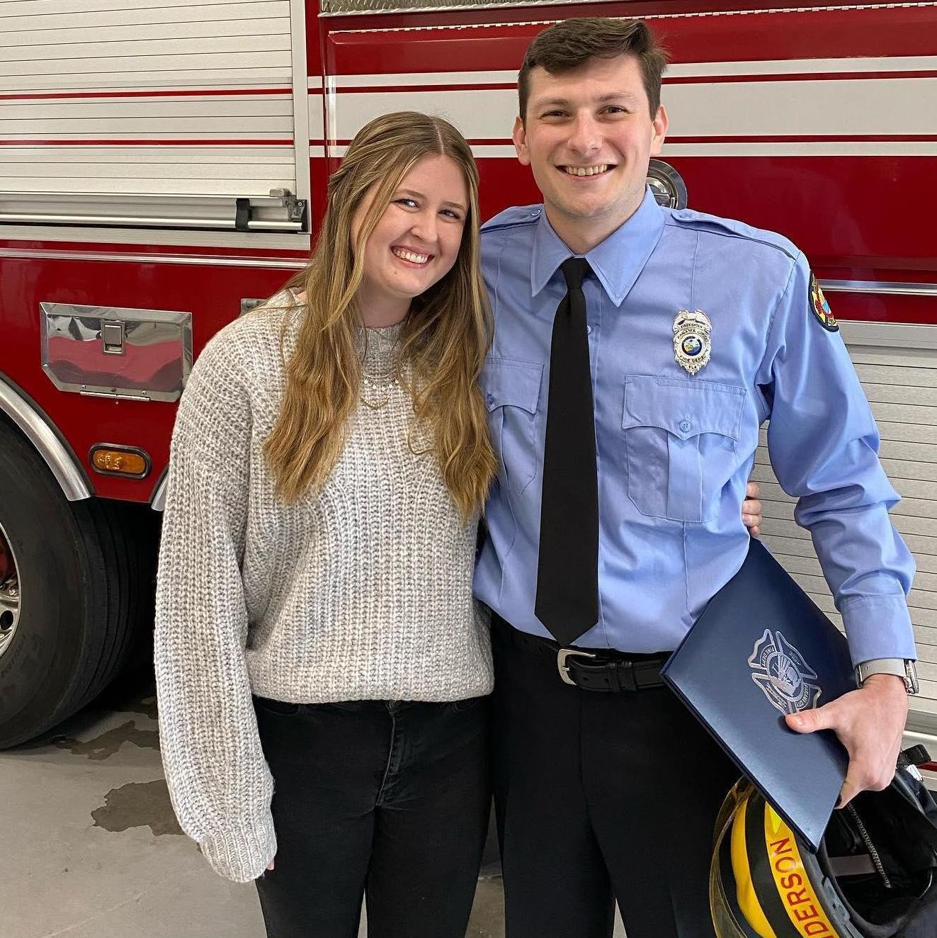 Clayton's Panama City FD ceremony