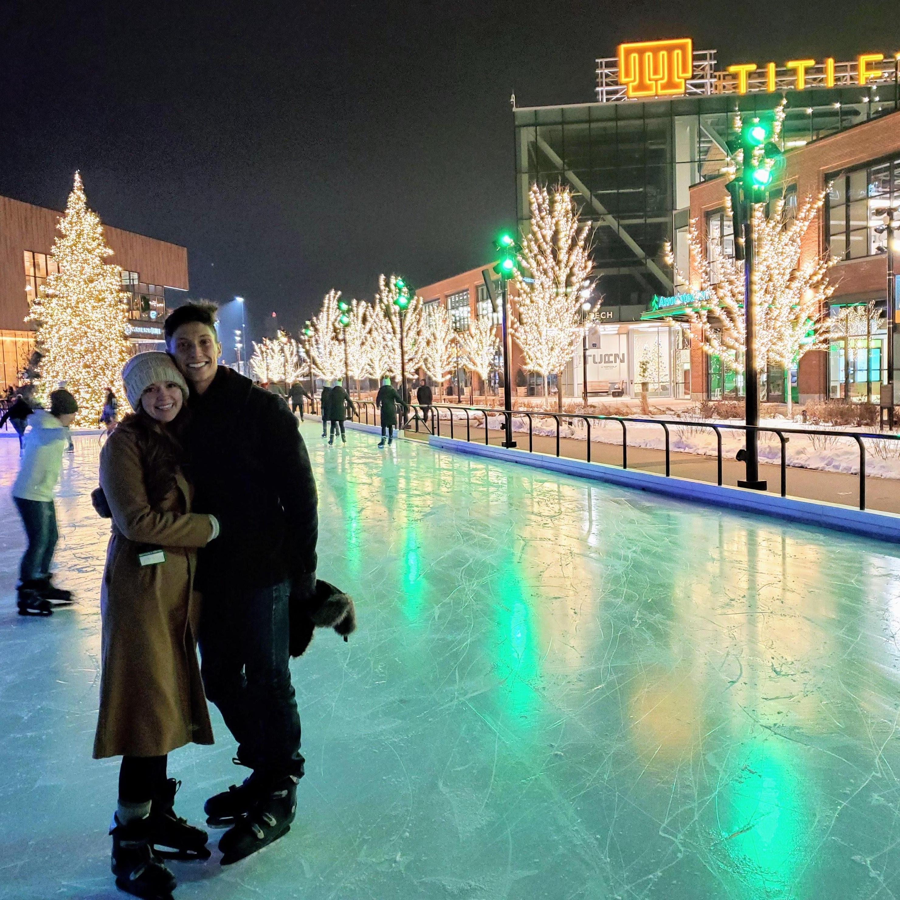 Christmas skating