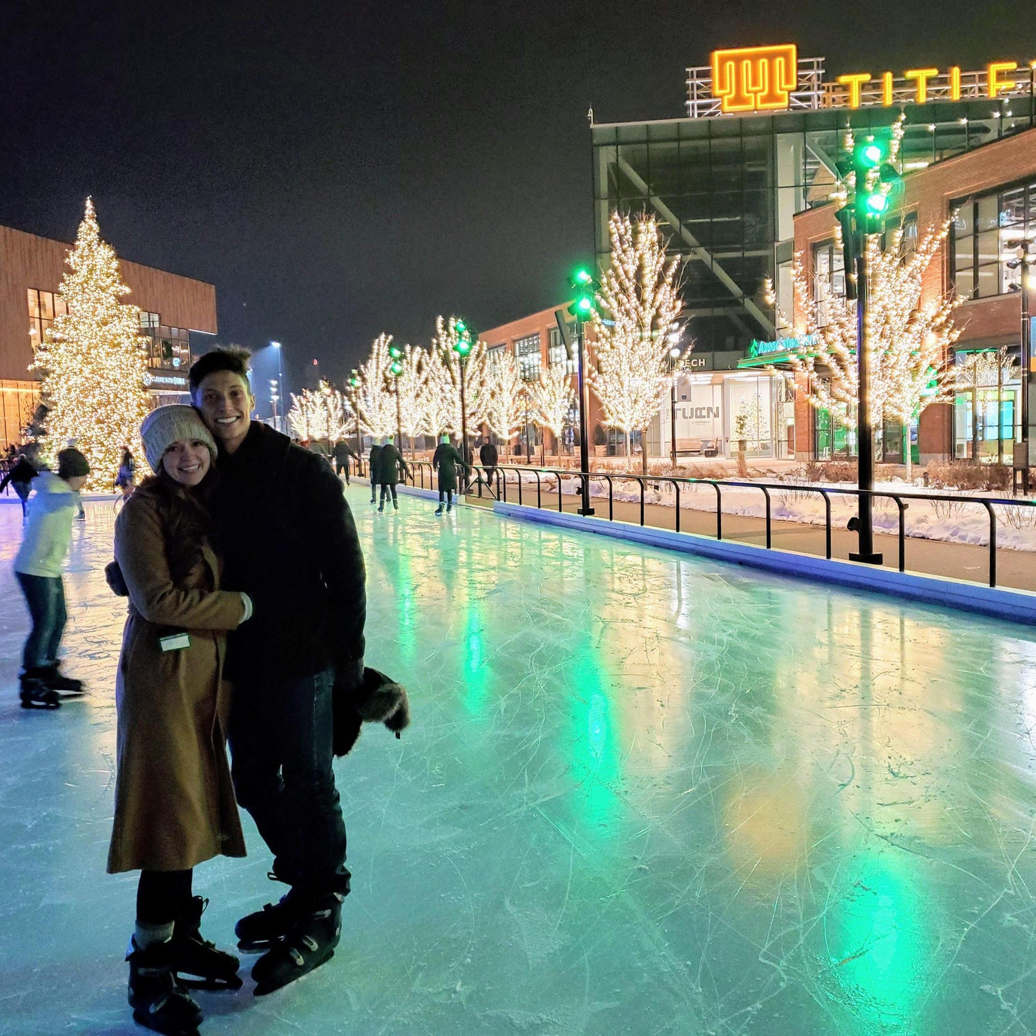 Christmas skating