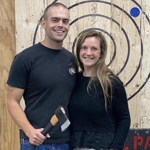 Axe throwing for Chris’ 26th birthday