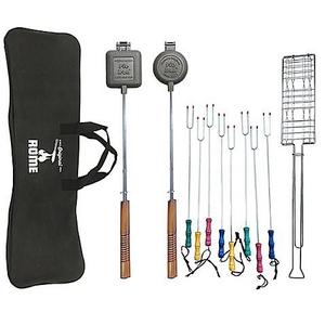 Deluxe 12-Piece Fire Pit Cookout Kit