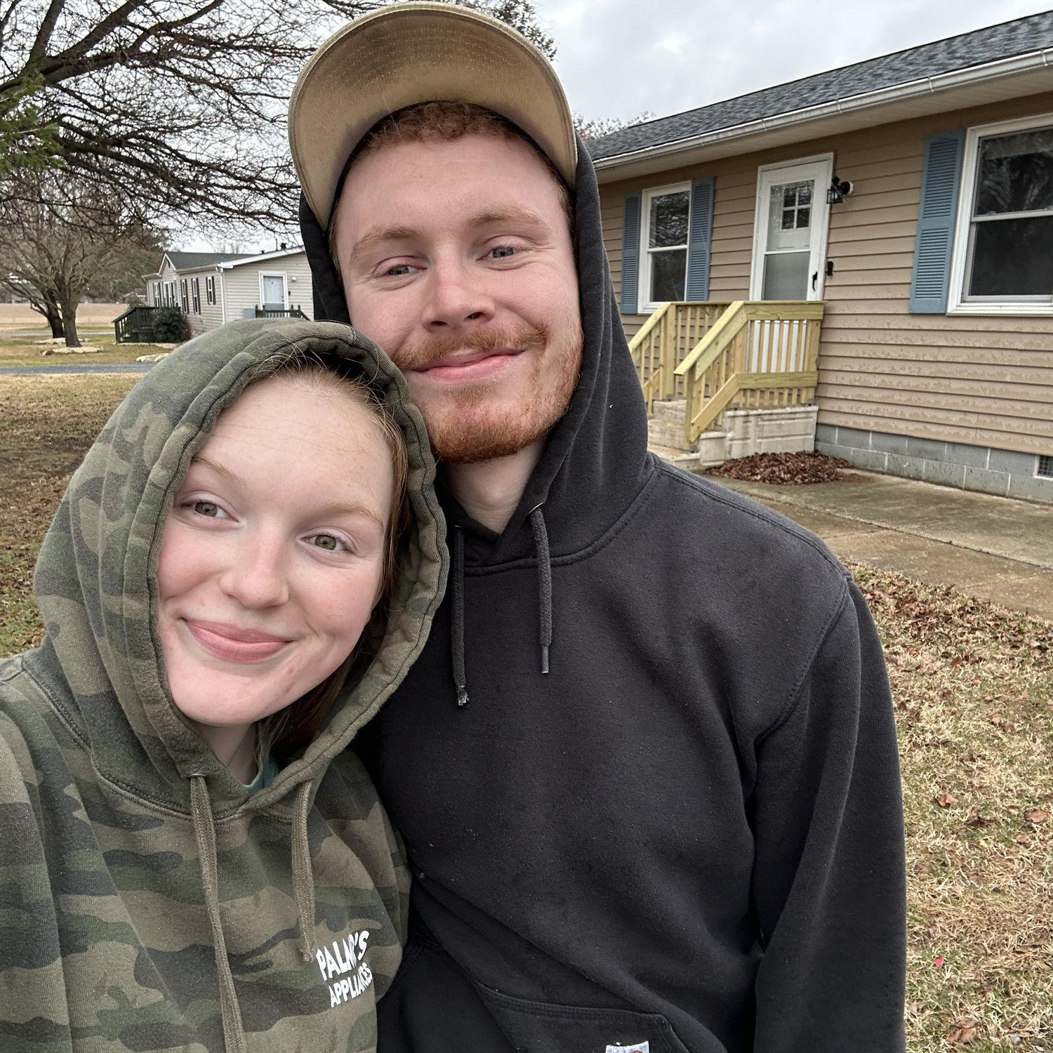 The last day at the first house we lived in together. Bittersweet, but so excited for the future ahead of us!