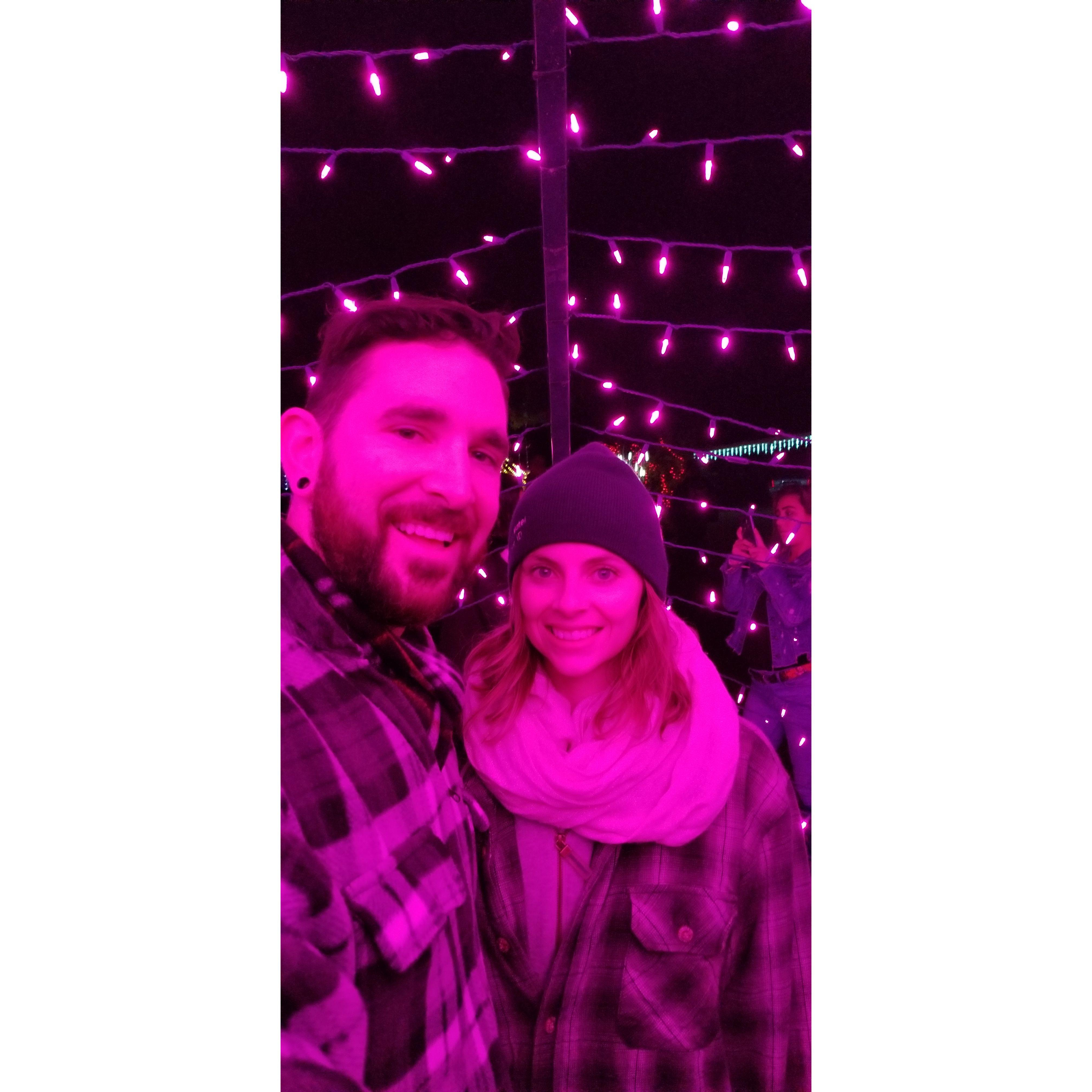 A neighborhood in Tucson called Winterhaven turns into a Christmas light festival every year.