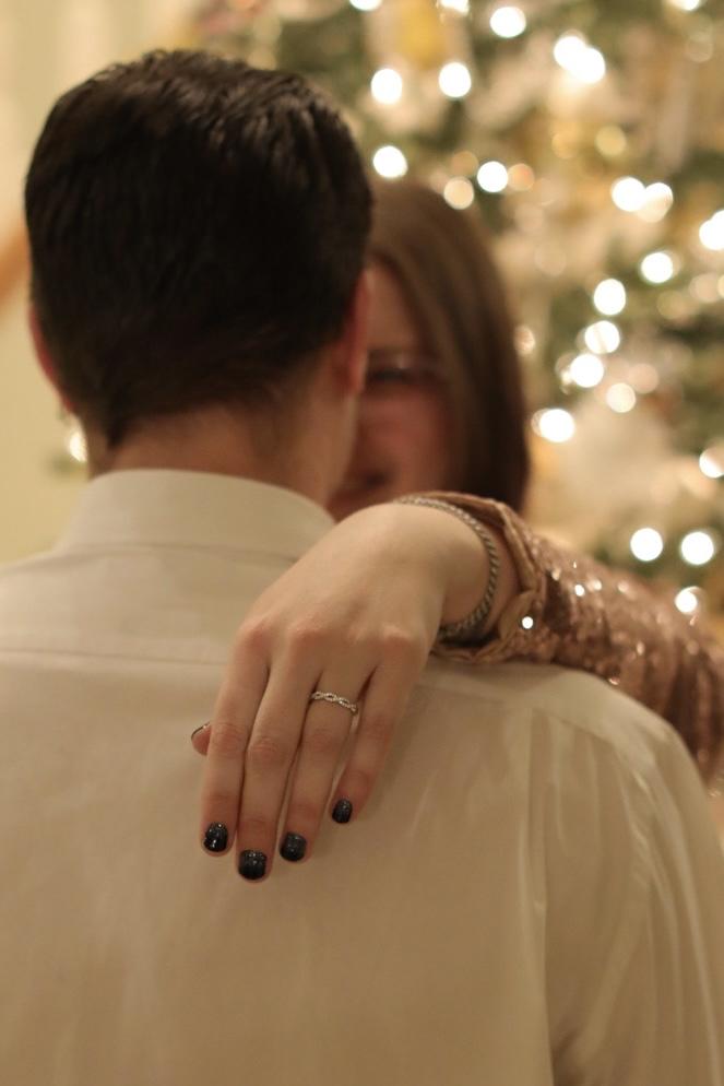 Engaged at my parents’ NYE Eve party 🤩