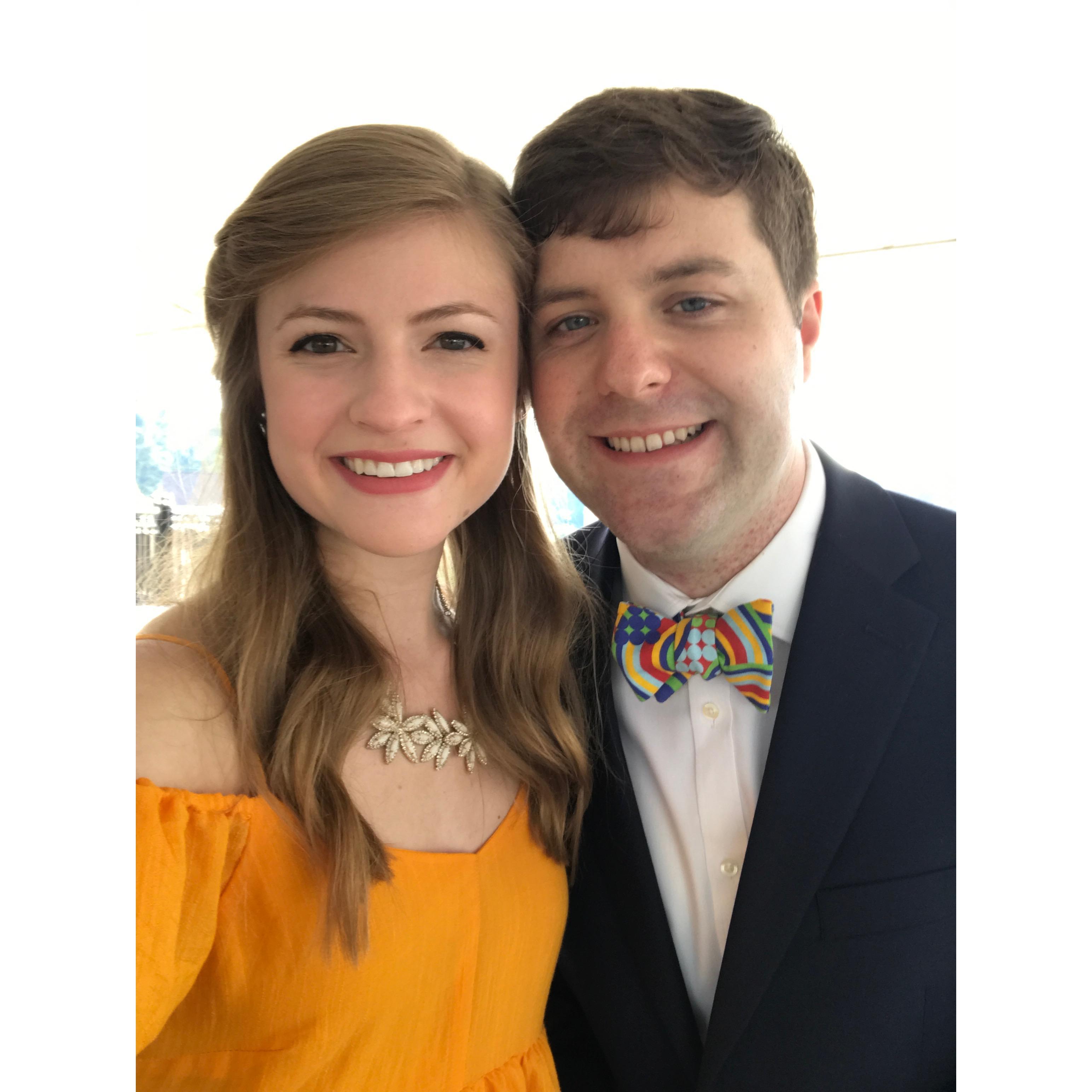 Eason and Dan at Eason's sister's wedding! Not their time just yet... June 2017