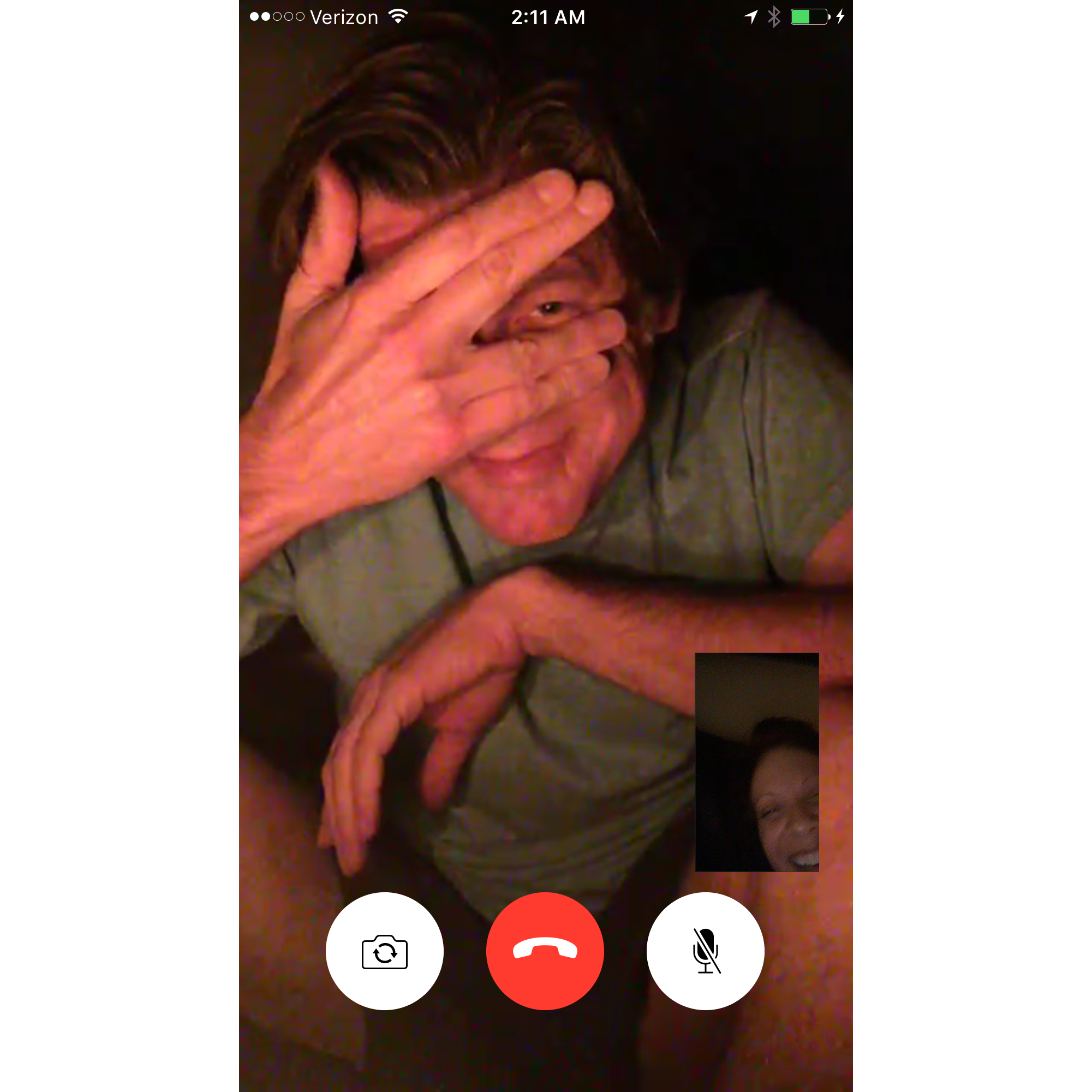 Many long nights, between NC and NYC, via Facetime ... long distance is oh so hard!