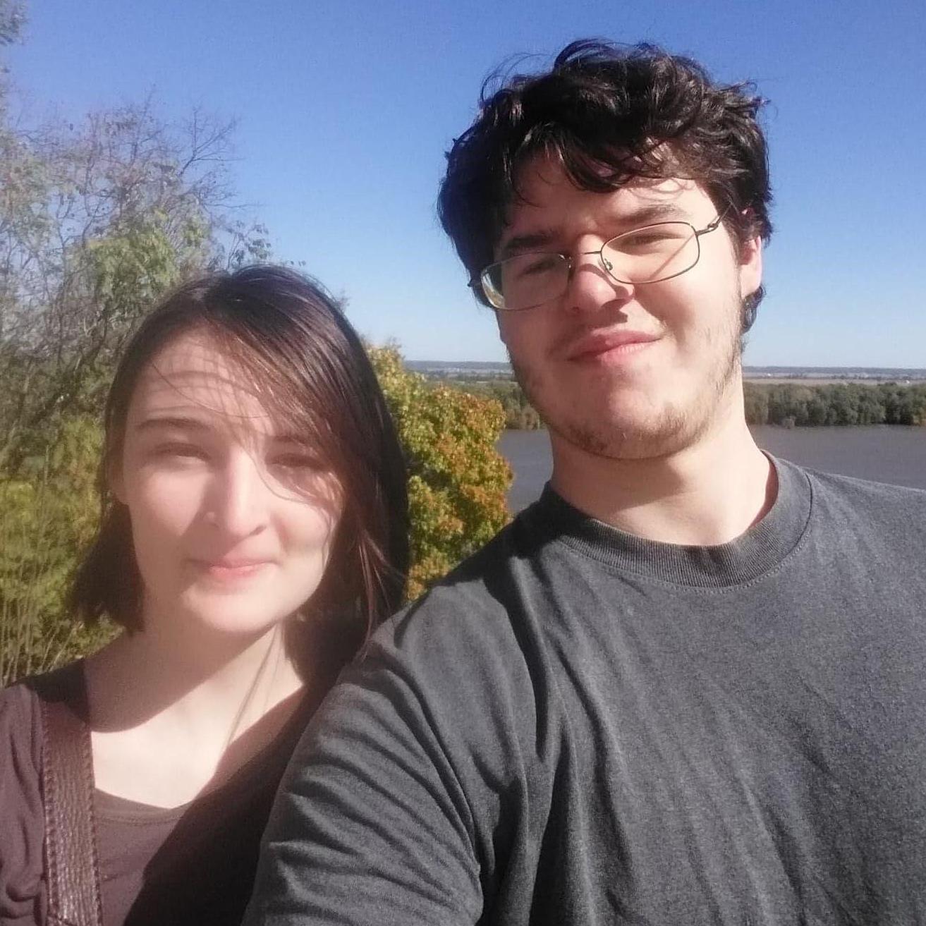Our first year of dating! Wow we look awkward...
