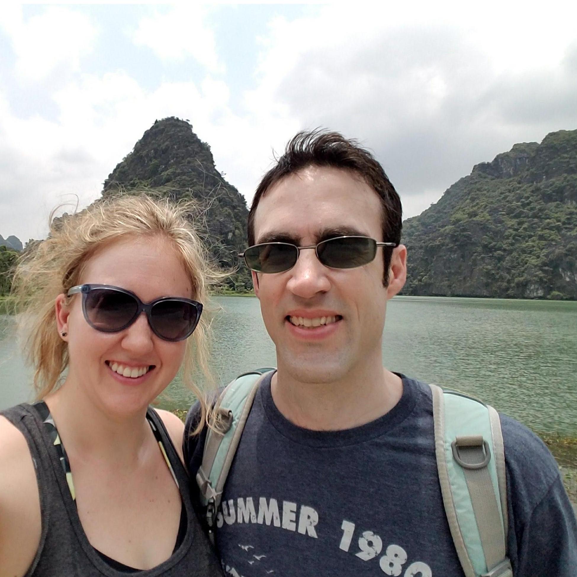 Making our way through Vietnam. Humidity does great things for my hair!