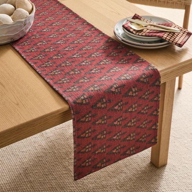 Tree Table Runner, Red
