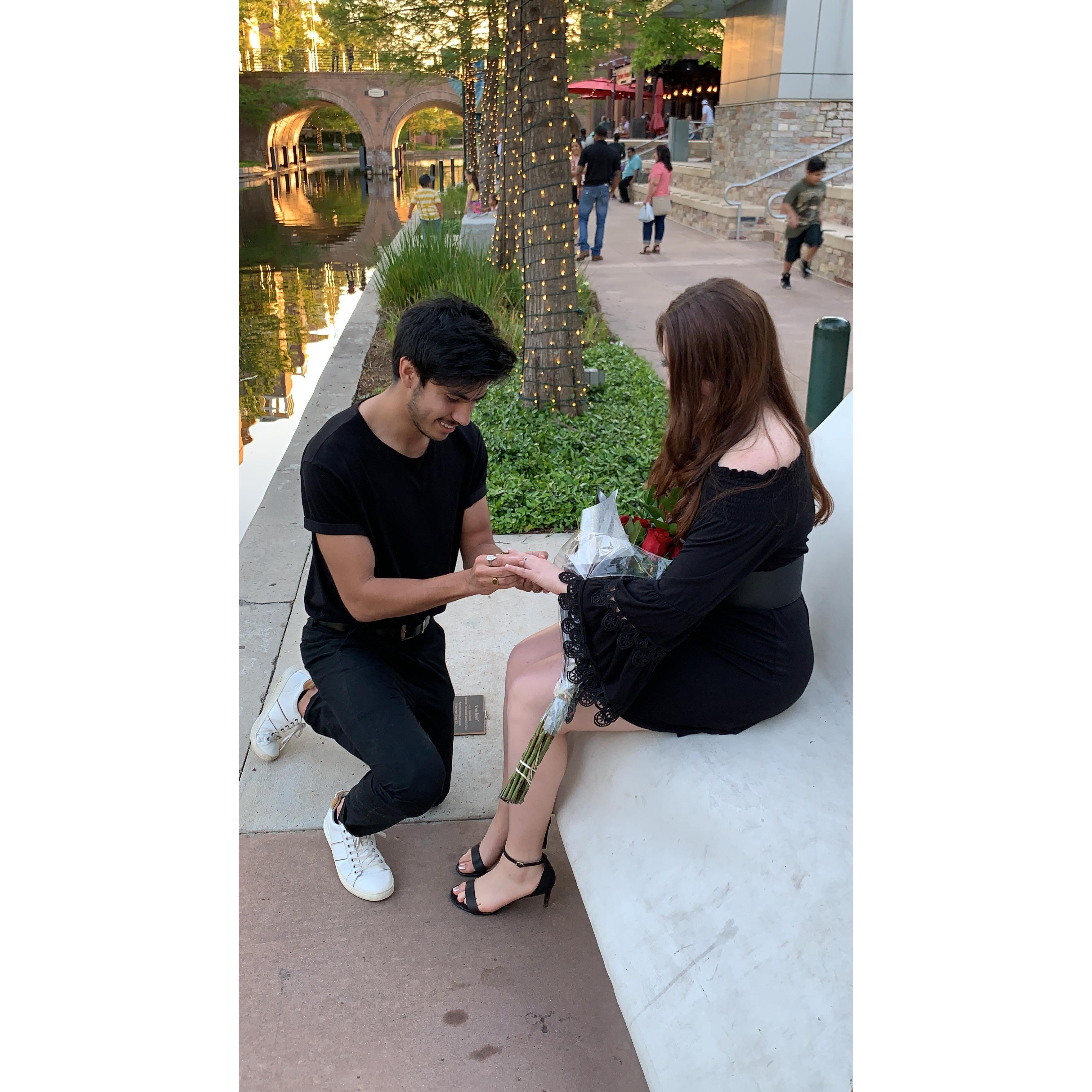 Putting the ring on it!