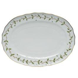 Herend Rothschild Garden 15" Oval Platter