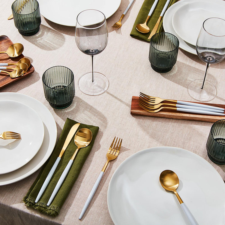 Willow Park, Resin Handle 20-Piece Flatware Set, Service for 4 | Zola