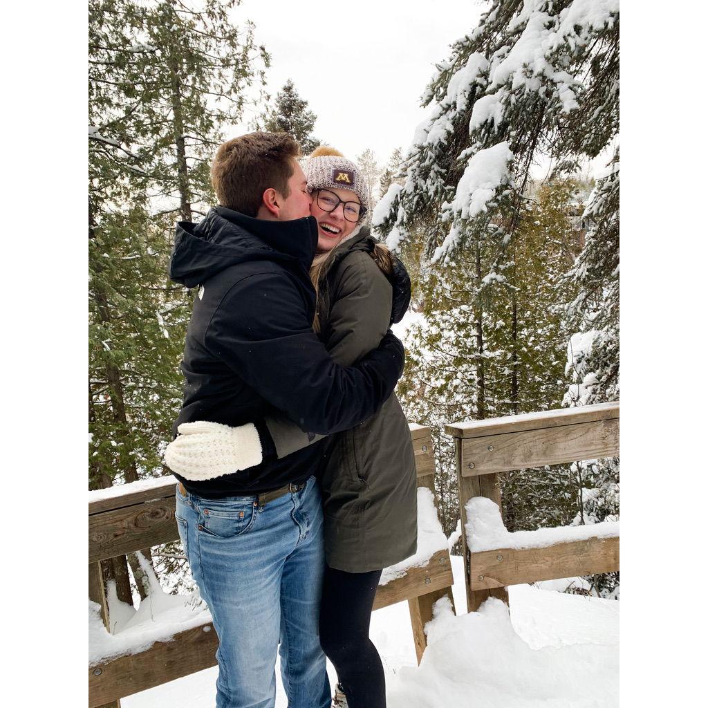 Our first trip up to the North Shore together!