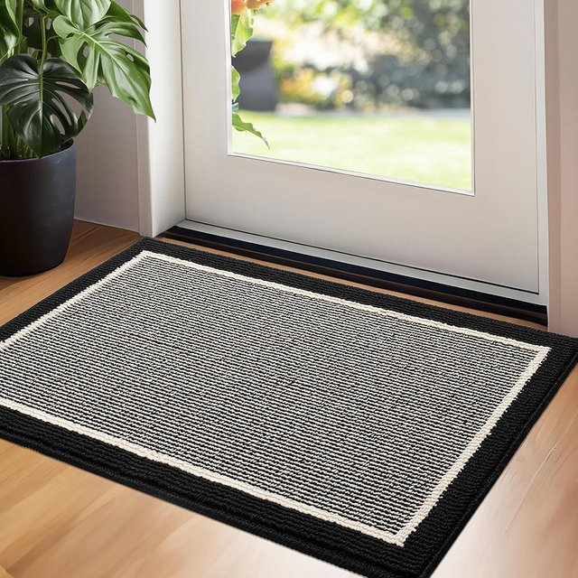 GRANNY SAYS Indoor Doormat, 20" x 32", Non-Slip Front Door Mat, Outdoor Welcome Mat Washable, Low Profile for Entryway, Floor Inside Back Door