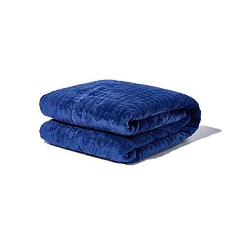 Gravity Blanket: The Weighted Blanket For Sleep, Stress and Anxiety, Navy 48" x 72" Size, 15-Pound