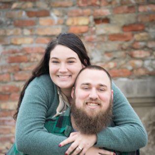 Our first photo as an engaged couple.