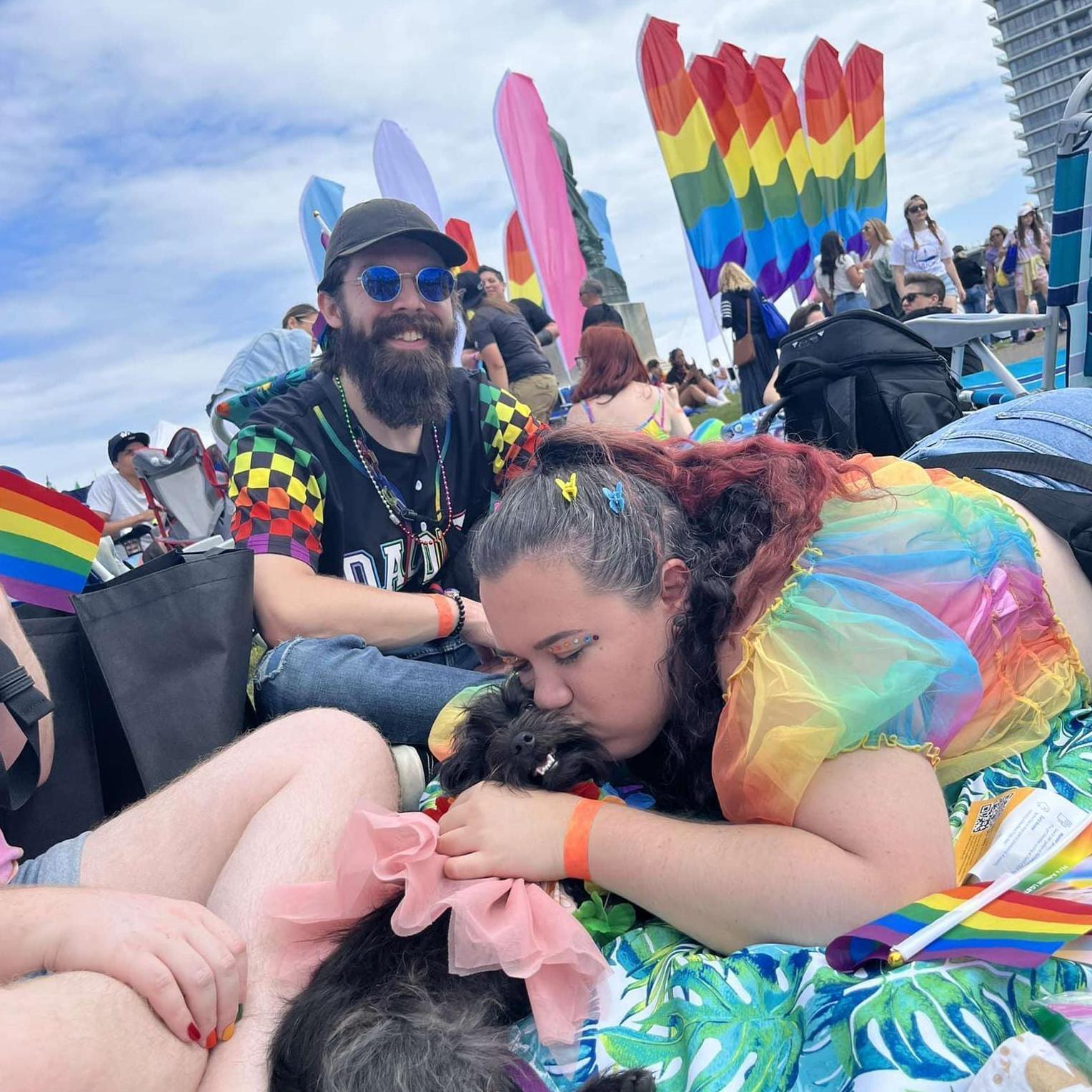 Kyla's first Pride! Her lil tutu was everything.