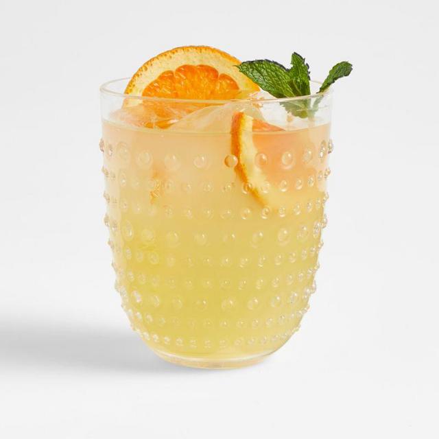 Set of 6 Dottie Clear Acrylic 17 oz. Drink Glass