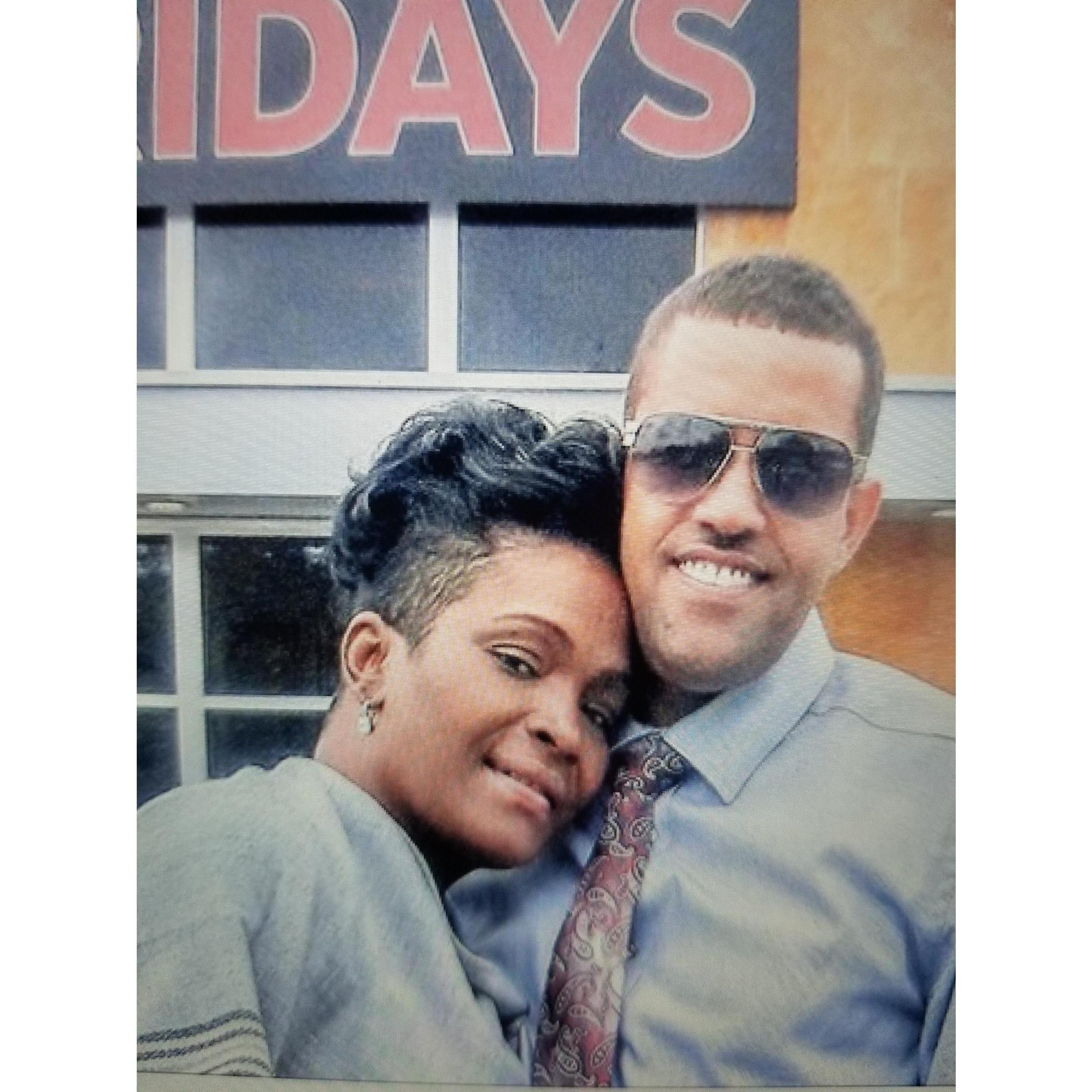 Ryan's first visit to church in Boston. The couple that prays together and believes stays together!