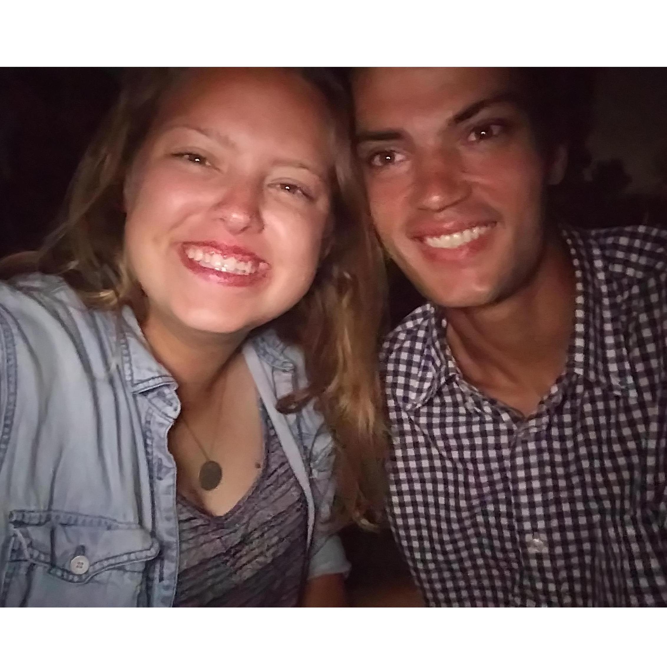 William and Morgan at Lantern Fest for their one year anniversary!