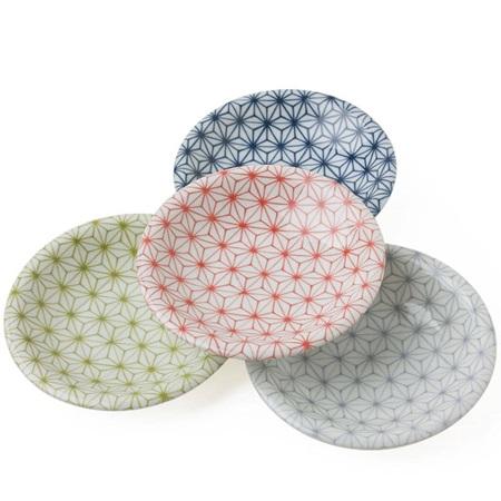 Asanoha Colors 4.75" Dish Set