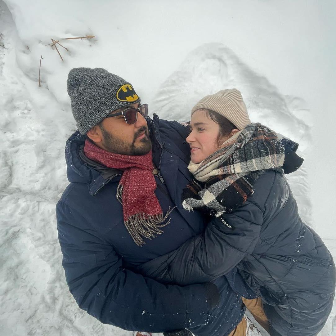 After a snow hike that was NOT “just around the corner.”