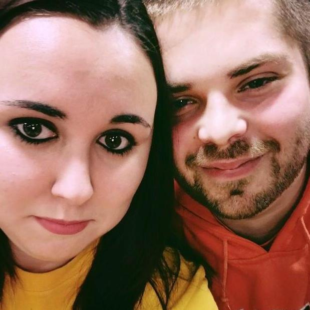 Spring 2017 - Vanessa and Jordan at a Quincy Senior High School basketball game.