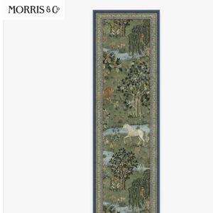RUNNER Morris & Co. Owl & Willow Green Rug | Ruggable