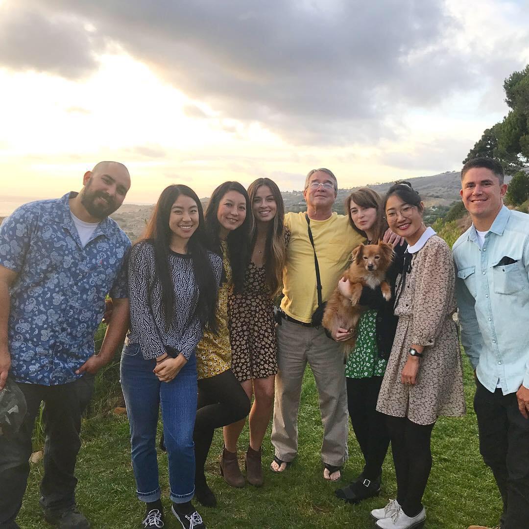 Thanksgiving 2018. From left to right: Henry, Eleanor (bridesmaid), Sarah (bridesmaid), Hana, Hana's Dad, Mari (Maid of Honor), Anna, and Ricky .