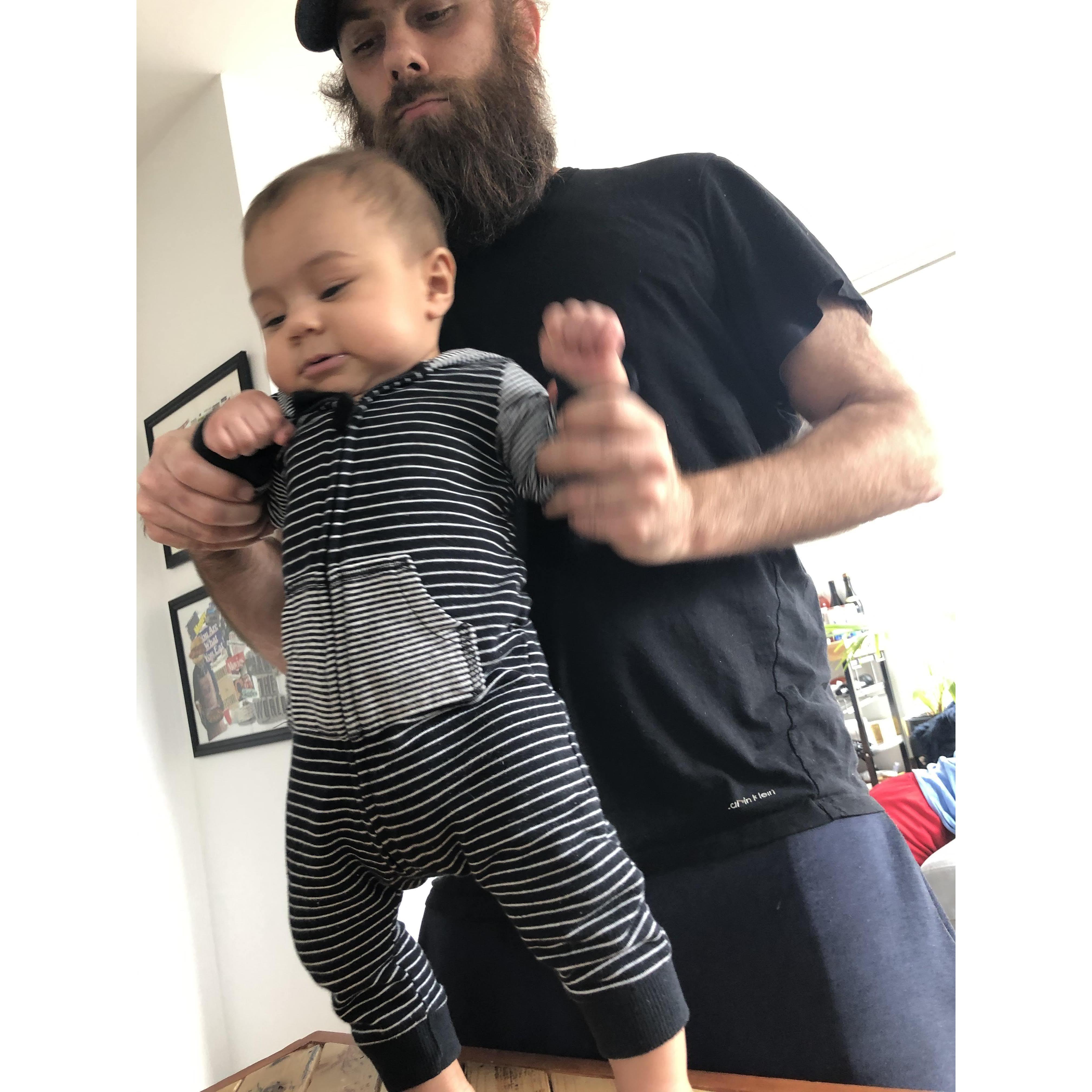 Dancing Asante with Daddy.