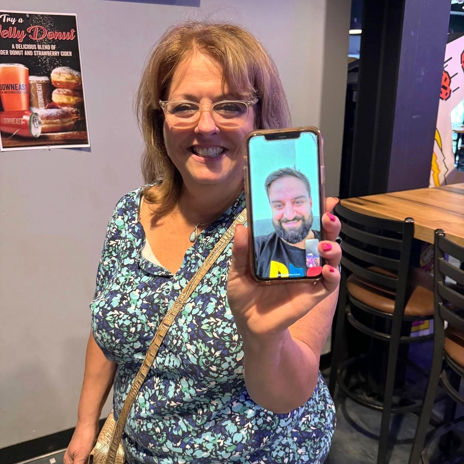 Jackie's Godmuddah, Aunt Gina (featuring a cameo from Evan all the way in California)