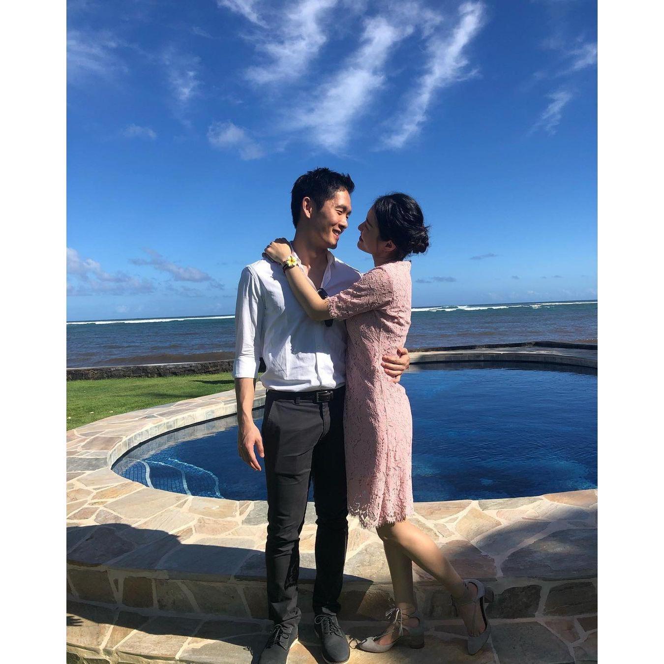 At Haiyun&Josh's wedding in Hawaii!