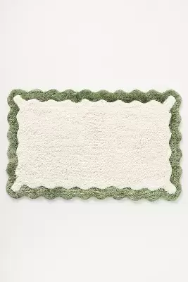 Maeve by Anthropologie Scalloped Bath Mat