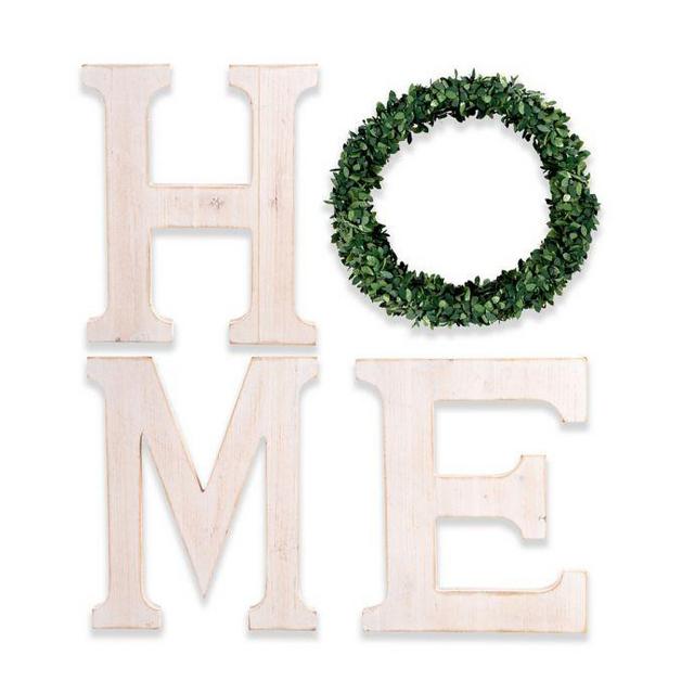 Bee & Willow™ Home "Home Letters with Wreath"...