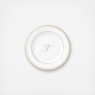 Federal Gold Script Tidbit Plate