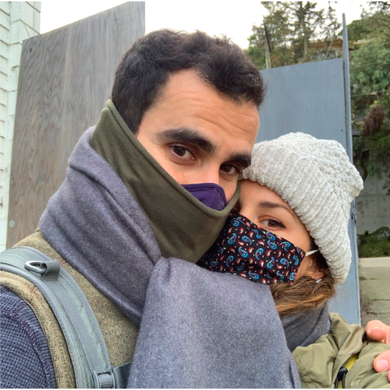 Who says COVID masking prevents cuddles?