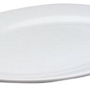 BIA Cordon Bleu 16-Inch Oval Porcelain Serving Platter, White