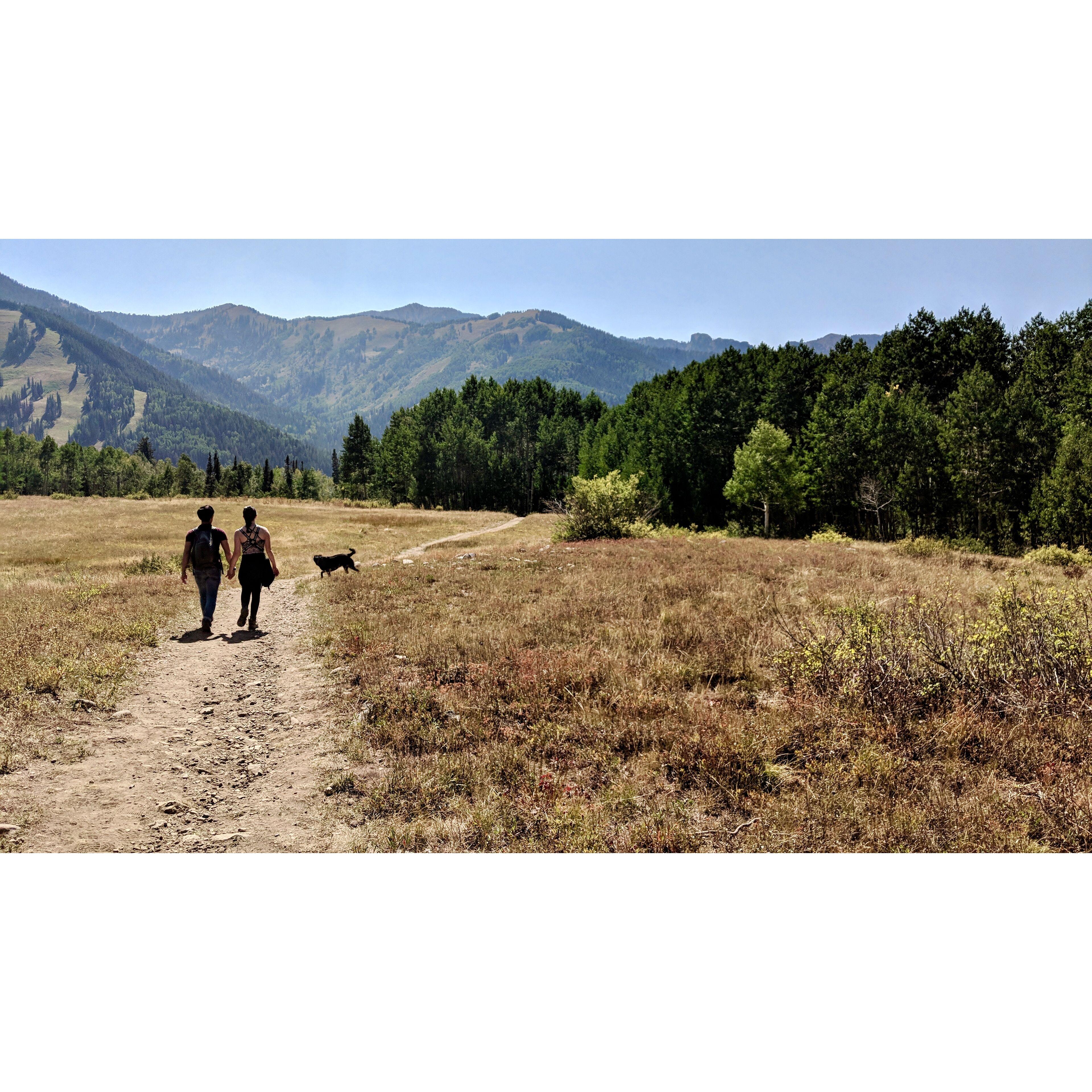 September 2018
We hiked in Big Cottonwood Canyon.