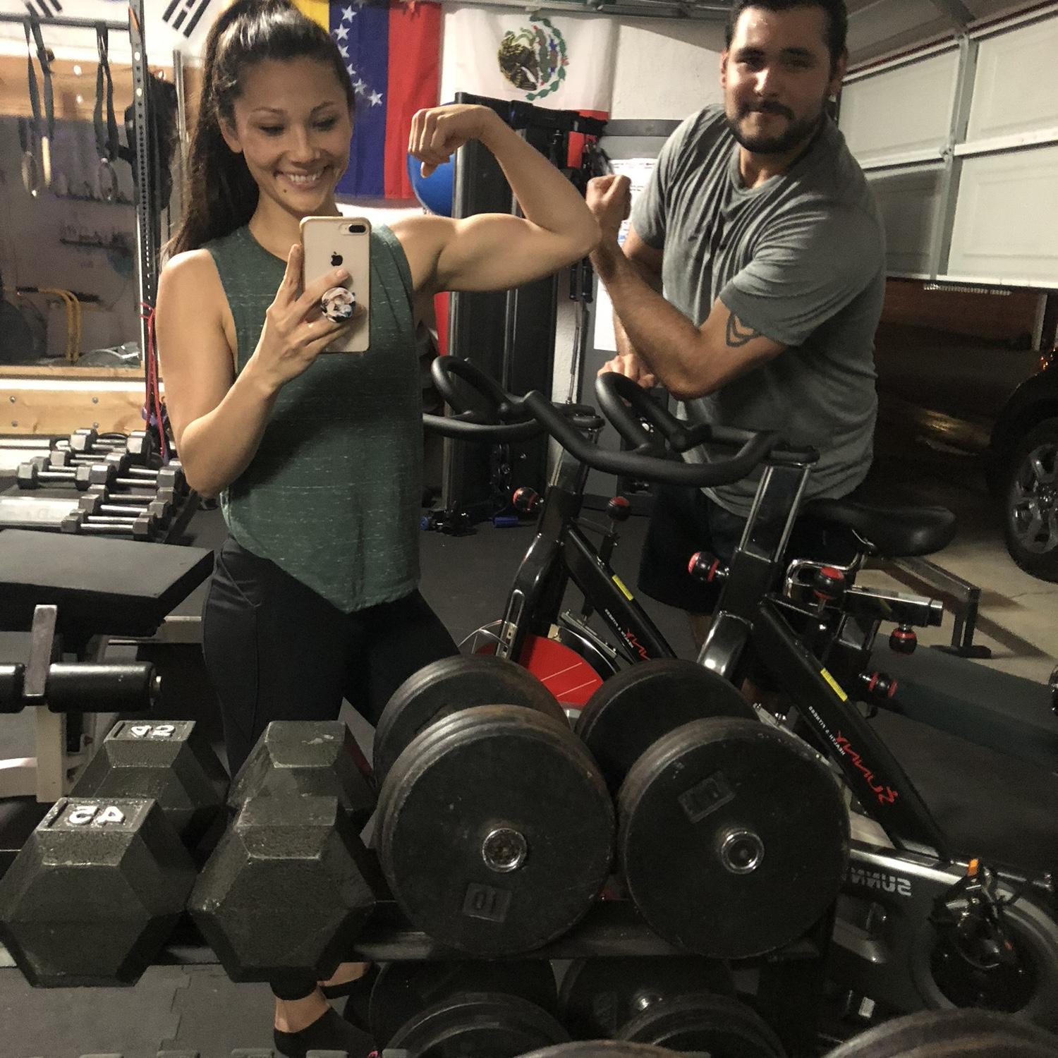 First Gym Selfie together 🔥