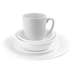 Corelle Livingware Winter Frost Vitrelle 20pc Dinnerware Set White