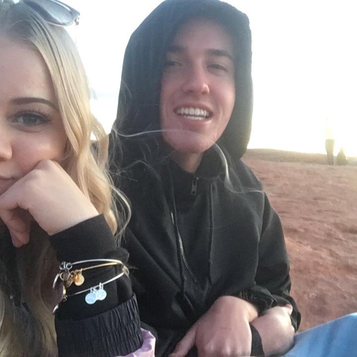 3/4/18, Spencer officially asked me to be his girlfriend on top of Dixie rock