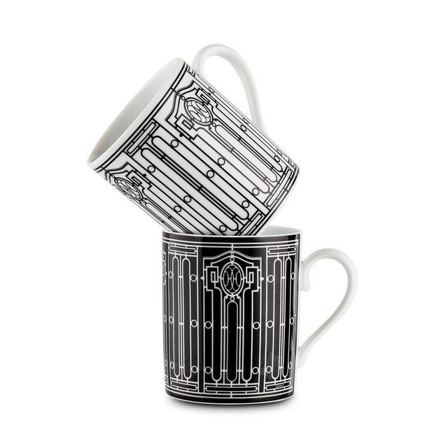 H Deco Set of 2 Mugs, #1 & #2