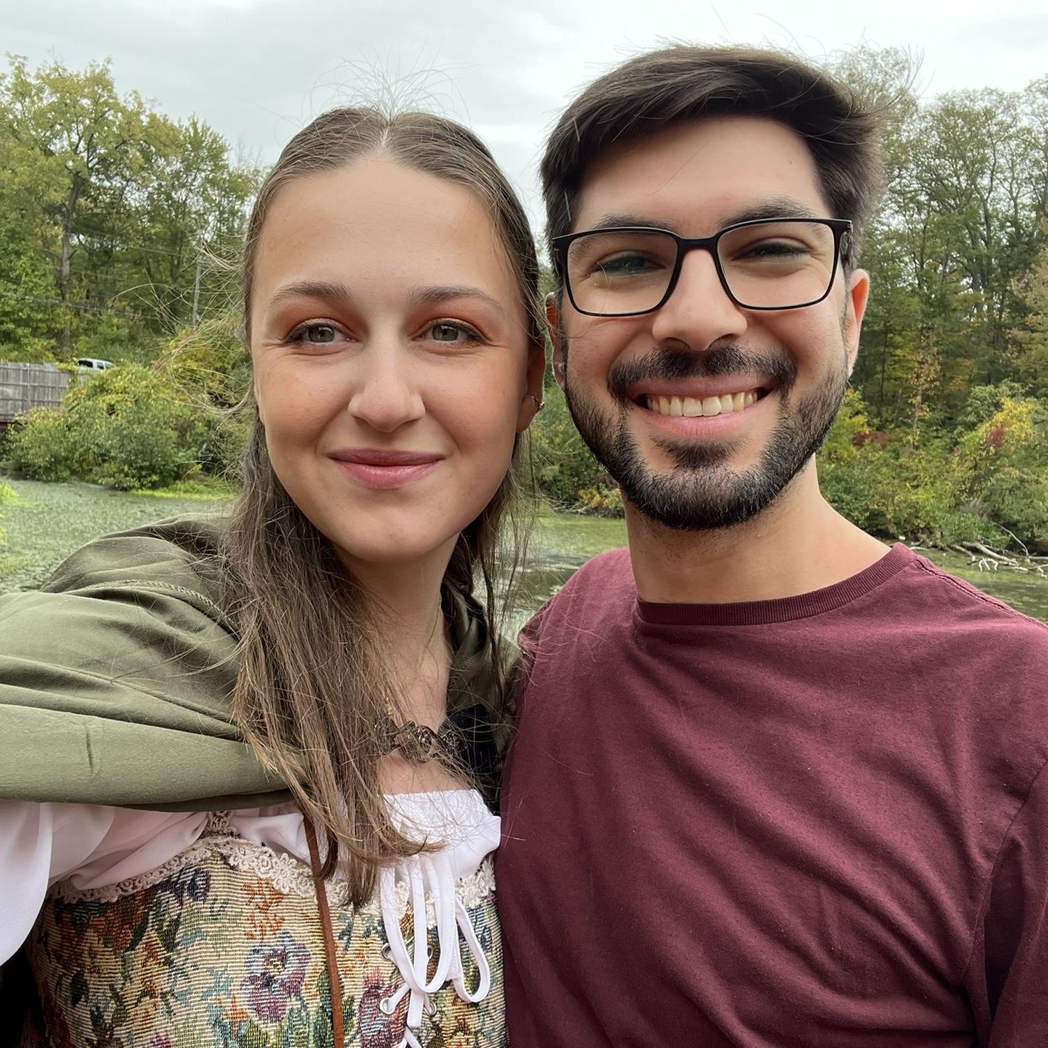 Renaissance Fair selfie! (Makeup by Veronica Tullo)