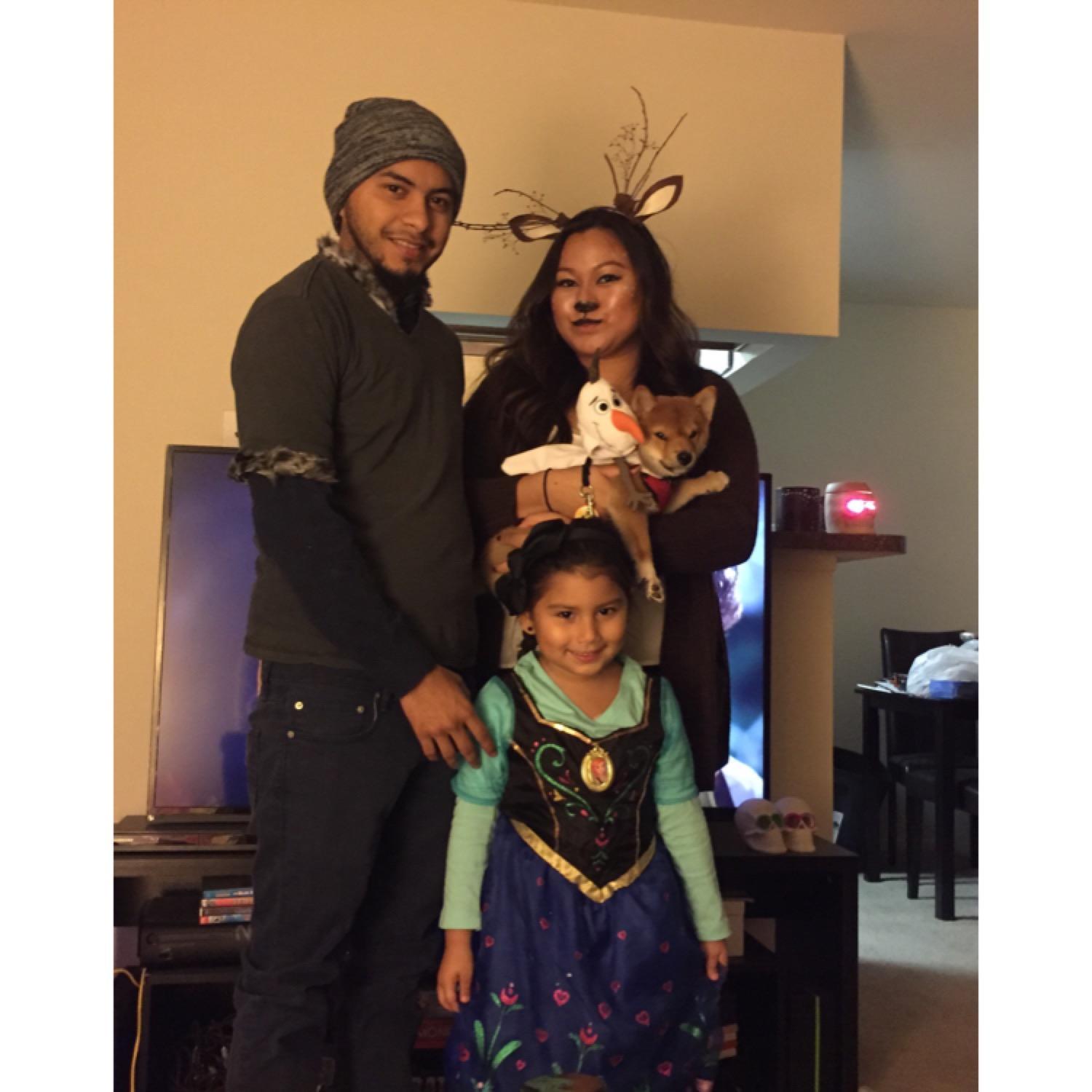 Halloween, 2015. (We're the cast of Frozen btw)