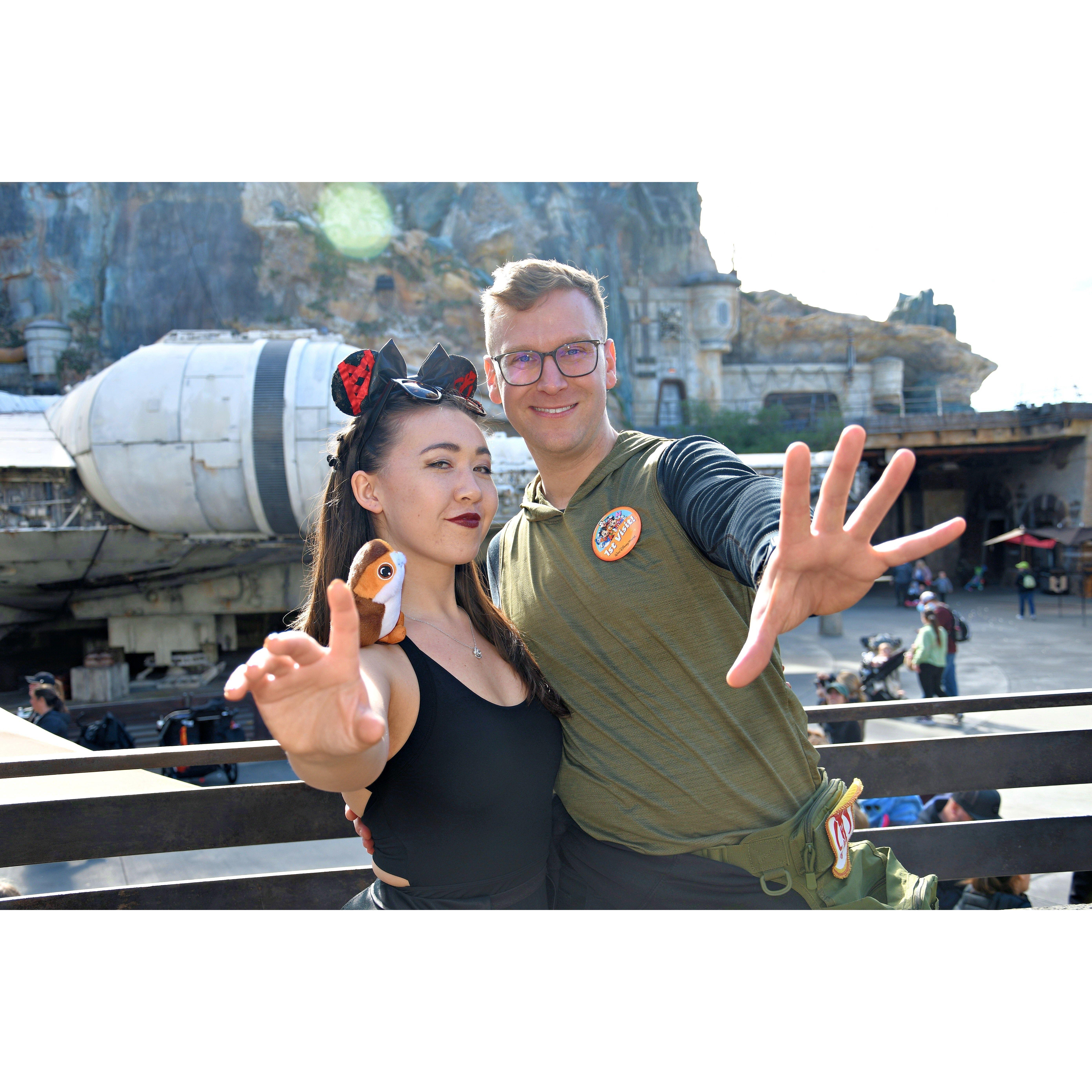 Galaxy's Edge, Hollywood Studios, Disney World.