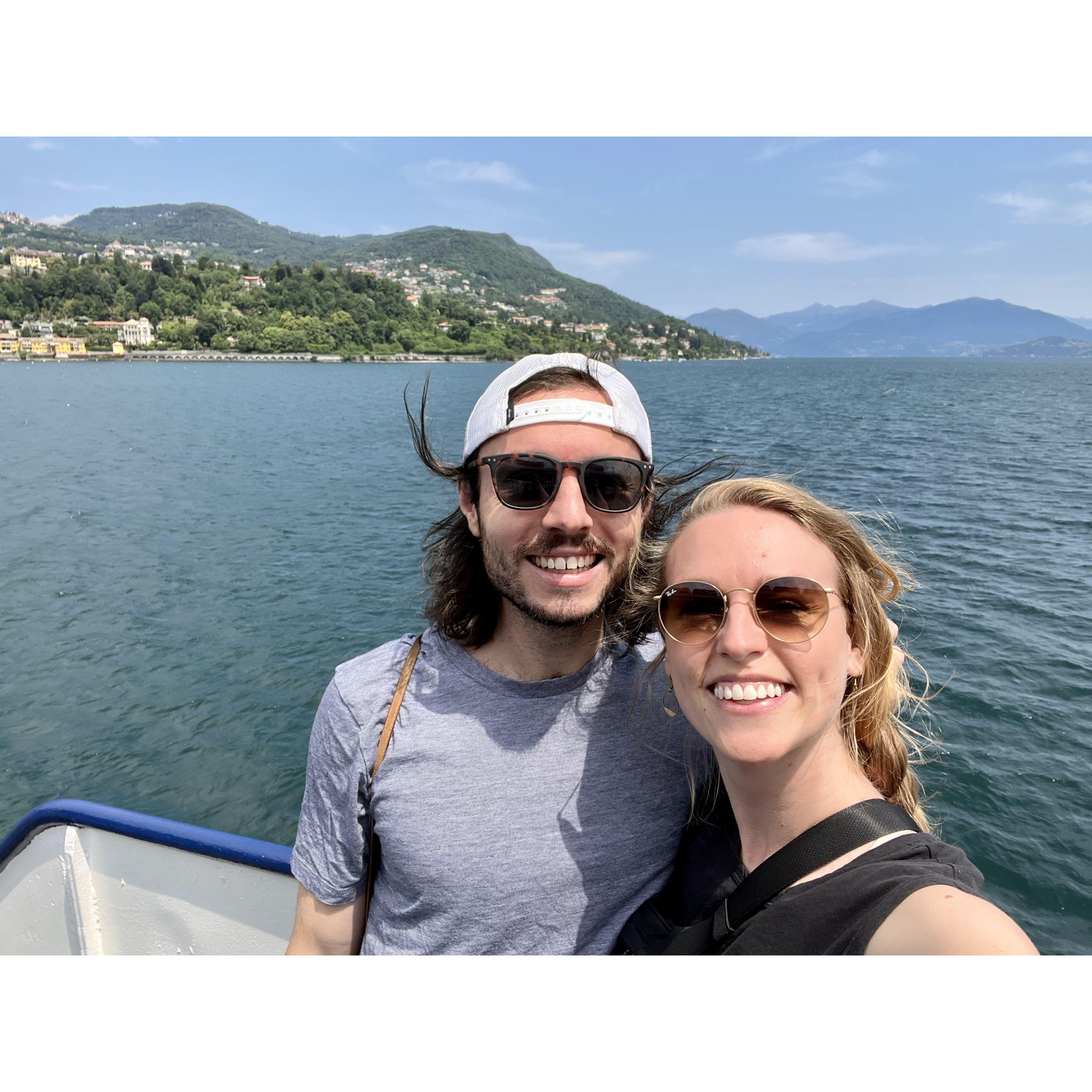 A day on the lake at Lago Maggiore in Italy