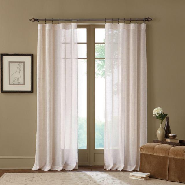 Cambria® Terra 84-Inch Rod Pocket Sheer Window Curtain Panel in Natural