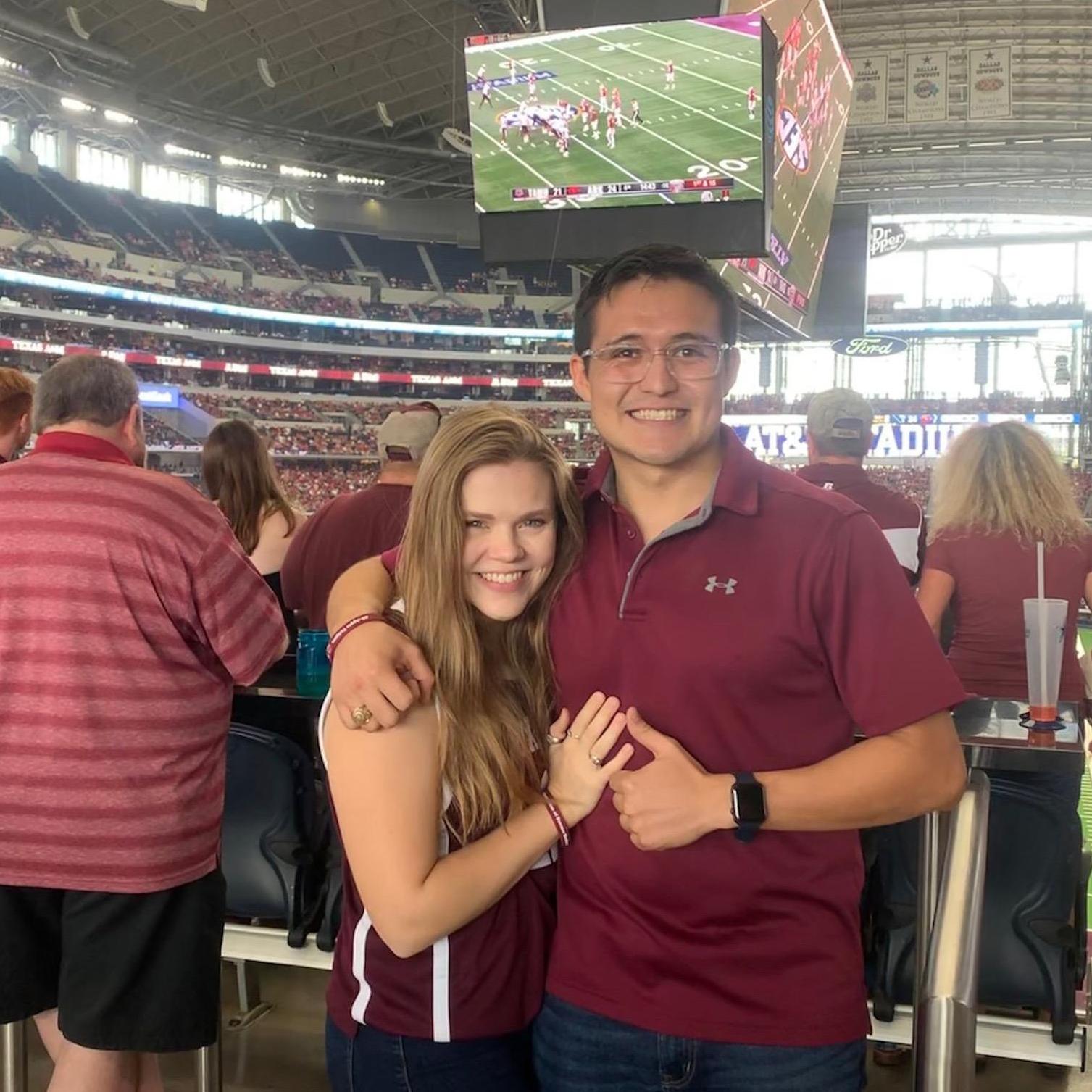 Sometimes we do his favorite things (like an Aggie football game)